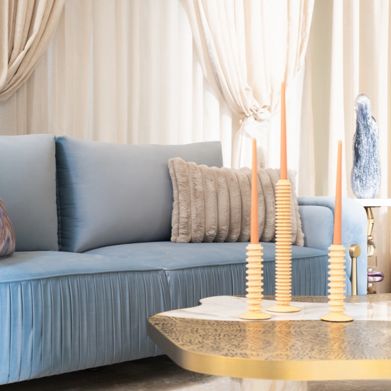 Grey Sofa Curtain - Image 7